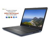 HP Stream 14-cm0045na 14 Inch Laptop - (Blue) (AMD A4-9125 Dual Core, 4 GB RAM, 64 GB eMMC, 1 TB OneDrive and Office 365, 1 Year Subscription Included, Windows 10 Home)