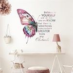 Colorful Butterfly Inspirational Qu