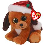 Ty UK Ltd 2005914 Beanie Boos Howlidays Dog Xmas 2020-Boo-Reg Plush Animal, Multicolor