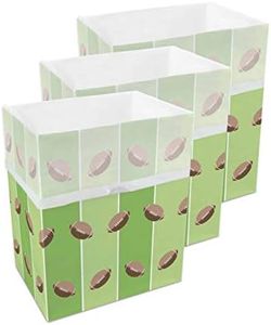 Clean Cubes 13 Gallon Disposable Trash Cans (3-Pack). Reusable Garbage and Recycling Bins for Parties, Events, and More (Tailgating - 18" Tall x 14" Wide 10" Deep)