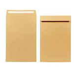 Gooline Catalog Mailing Envelopes, 100 Counts, 6 x 9 Inch, 28lb, Strong Peel & Seal Closure with Self Adhesive Tape on Flap