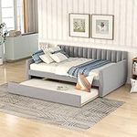 Flieks Upholstered Daybed with Trun