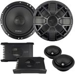 ORION XTR Series XTR65.SC 2-Way Coaxial Car Audio Component System - 6.5” Speakers, Full Range, Enhanced Bass, 450W, 4 Ohms, Easy Installation, 1” Silk Dome Tweeter, External Passive Crossover -Pair