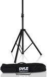 Pyle Universal Speaker Tripod Stand Mount - 6' Sound Equipment Holder Height Adjustable Up to 70 Inches For Speakers w/ 35mm Compatible Insert Perfect for Home, On Stage or In Studio Use