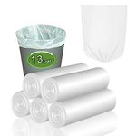 Trash Bags 13 Gallon Tall Kitchen Garbage Bags, Inwaysin Recycle Bags, Biodegradable White Trash Bags, 75ct…