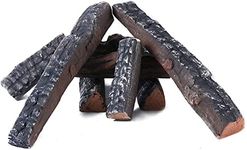 NC Large Gas Fireplace Logs Set of 