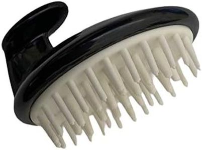 G.B.S Bath Time Silicone Pet Shampoo Brush and Massager, Black