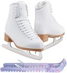 Jackson Classic JC200 Womens Figure Ice Skates Womens 10 Bundle with Skate Guards