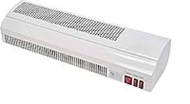 Devola Over Door Electric Heater 3kW Air Curtain | Open Window Detection | Ceiling Suspension, Wall-Mounted or Splicing | 2 Heating Settings (1.5kW & 3kW), Indoor Fan Heater & Cooler, White DVSH3000WH