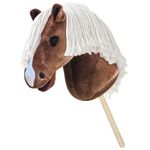 Equimed Standard Hobby Horse Kid-Friendly Realistic Toy Pony Exercise Toy (Bingo)