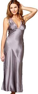 Julianna Rae Women's Allura 100% Silk Long Gown, Roca, S