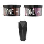 Involve Combo Offer : One Musk & Frenchwood Car Perfume (pack of- 2) & Diamond car dustbin- Black|Car Air Freshener | Car Accessories |Car Trash Bin Auto Mini| Involve Accessories | Car perfume