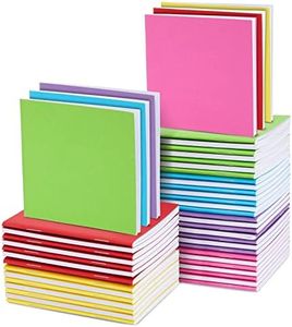 Paper Junkie 48 Pack Colorful Blank Books, Bulk Mini Notebooks for Kids Small Notepads Journals for Drawing Writing (6 Colors, 4x4 In) - Mini Blank Books - Blank Notepads Bulk - Mini Sketchbooks Bulk