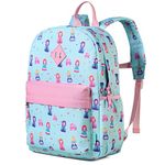 Kids Backpack, VONXURY Lightweight Cute School Backpack for Toddler Small Princess Preschool Backpack Bookbag with Front Chest Buckle