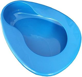 YUMSUM Large Stable PP Bedpan Heavy Duty Smooth Countoured for Bedbound Patient