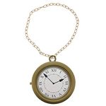 Zac's Alter Ego Huge 20cm Diameter Gold Chain Pocket Watch/Clock Necklace