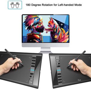 UGEE M708 Drawing Tablet – 10x6 Inch Digital Graphics Pad