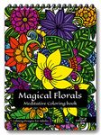 Zen Sangam Magical Florals Meditative Art Coloring Book for Adults (Calming Floral Doodle Designs)