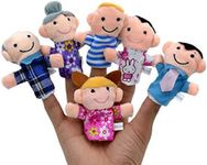 HIGHROCK 6pcs Family Finger Puppets