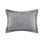 Victoria Classics WS1-3BP-FULL-IN-GV Westland Quilted Plush Full Bedspread Set, Grey