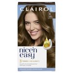 Clairol Nice'n Easy Crème Permanent Hair Dye, 6 Light Brown, 220g