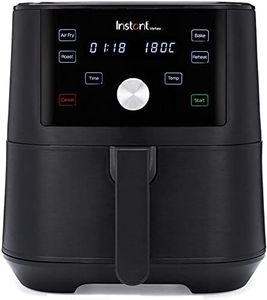 Instant Pot Brands Vortex 4-in-1-Heißluftfritteuse 1700W 5,7L Minibackofen - Gesundes Heißluft-Frittieren, Backen, Braten und Speisenwärmer, Schwarz