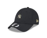 New Era New York Yankees MLB Pin Metallic Black Gold 9Forty Adjustable Cap - One-Size