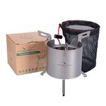 iBasingo Camping Titanium Wood Stove With Removable Pot Stands & Folding Legs Outdoor Double-walled Furnace Portable Lightweight Alcohol Burner Outdoor Solo Travel Camp Stove Heater Cooker Ti2014C