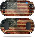 MightySkins Skin Compatible with Sony PS Vita (Wi-Fi 2nd Gen) wrap Cover Sticker Skins Vintage Flag