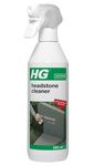 HG Headstone Cleaner Spray 500ml Natural Stone Gravestone Cleaning Solution for Granite, Marble, and Bluestone Removes Dirt, Moss, Algae, and Weather Stains Easy to Use Green - 1 Pack