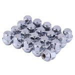 M12x1.5 Lug Nuts Chrome Lug Nuts M12-1.50 Acorn Lug Nuts 12x1.5 19mm Hex 32mm Long Set of 20 Lug Nut Fits for 2001-2019 Ford Escape, 2012-2018 Ford Focus, 2006-2019 Ford Fusion Factory Wheels