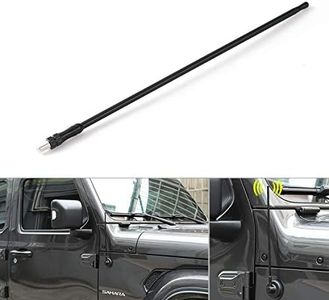 RT-TCZ Radio Antenna for Jeep Wrangler 13-inch Flexible Metal Car Radio Antenna for 2007 to 2020 Jeep Wrangler JK JKU JL JLU Sahara Rubicon 2 4 Door Gladiator