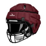 Guardian Cap - Soft-Shell Helmet Cover for Football and Lacrosse - Reduces Impact and Protects Helmets - One Size Fits All for Youth, High School and College Programs - Maroon