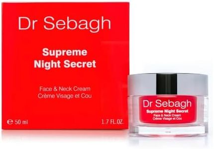Dr Sebagh Supreme Night Secret (1.7 fl oz) - Luxury Anti Aging Moisturizer for Face - French Face Moisturizer for Overnight Skin Renewal - Deep Hydration & Repair - Face Cream for Women & Men