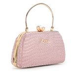 EXOTIC Womens Starelipse Bridal Clutch (Pink)