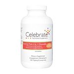 CELEBRATE Celebrate Essential 2+1 Bariatric Multivitamin With Calcium Orange Pineapple,120 Count (Pack of 1)