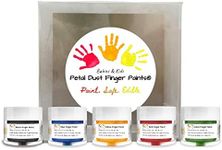 Bakell Edible Finger Paint for Kids & Babies - (4g 5x Jars) | Safe and Fun Colors for Creative Play