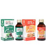 Multani Kuka Cough Syrup With Kuka Honey | Get Ayurvedic Relief from Throat Issue, Chest Congestion, All Types Of cough & Cold | 100 Ml Each - 2 Pack