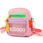 Leaper Water Resistant Messenger Bag Crossbody Bags Purse Travel Shoulder Bag, Pink-2057, S