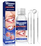 Tooth Filling Repair Kit, Temporary Tooth Filling, Tooth Repair Kit, Teeth Replacement Kit for Temporary Restoration of Missing & Broken Teeth Replacement Dentures, DIY Heat Fit Beads