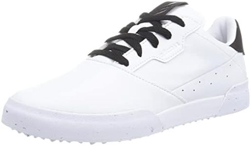 adidas Zapatos de Golf de Cuero Impermeables Adicross 2023 para Hombre, Blanco Coreblck Blanco, 43 1/3 EU