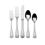 Towle London Shell 45-Piece 18/10 Stainless Steel Flatware Set, Service for 8