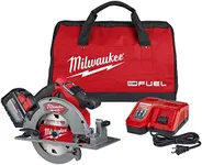 Milwaukee M18 FUEL 18-Volt Lithium-Ion Brushless Cordless 7-1/4 in. Circular Saw Kit with (1) 12.0Ah Battery, Charger, Tool Bag