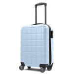 AVIO Atlas Cabin Suitcase 52x35x20cm - Lightweight Double-Wheel Luggage Bag w/Combi Lock, 3 Internal Pockets, Telescopic Handle w/ 3 Heights - Durable ABS Hard Shell RyanAir, EasyJet, British Airways