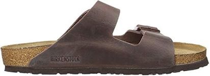 Birkenstock Unisex Arizona Habana Oiled Leather Soft Footbed Sandals - 45 M EU/12-12.5 B(M) US Men