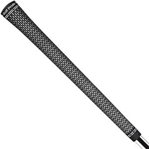 Golf Pride Tour Velvet 360 Golf Grip, Standard, White/Black