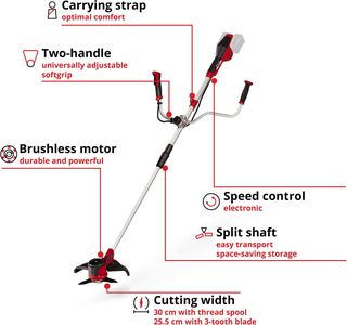 Einhell 36V Cordless Brush Cutter – Battery Grass Trimmer