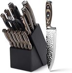 Knife Set,15 Pieces Kitchen Knife S