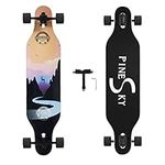 PINESKY 41 Inch Longboard Skateboar