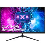 Z-Edge 24.5" Gaming Monitor, Z-Edge UG25I FHD 1920x1080 240Hz Gaming Monitor, 1ms Frameless LED, AMD Freesync Premium Display Port HDMI Built-in Speakers